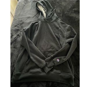 Black champion hoodie